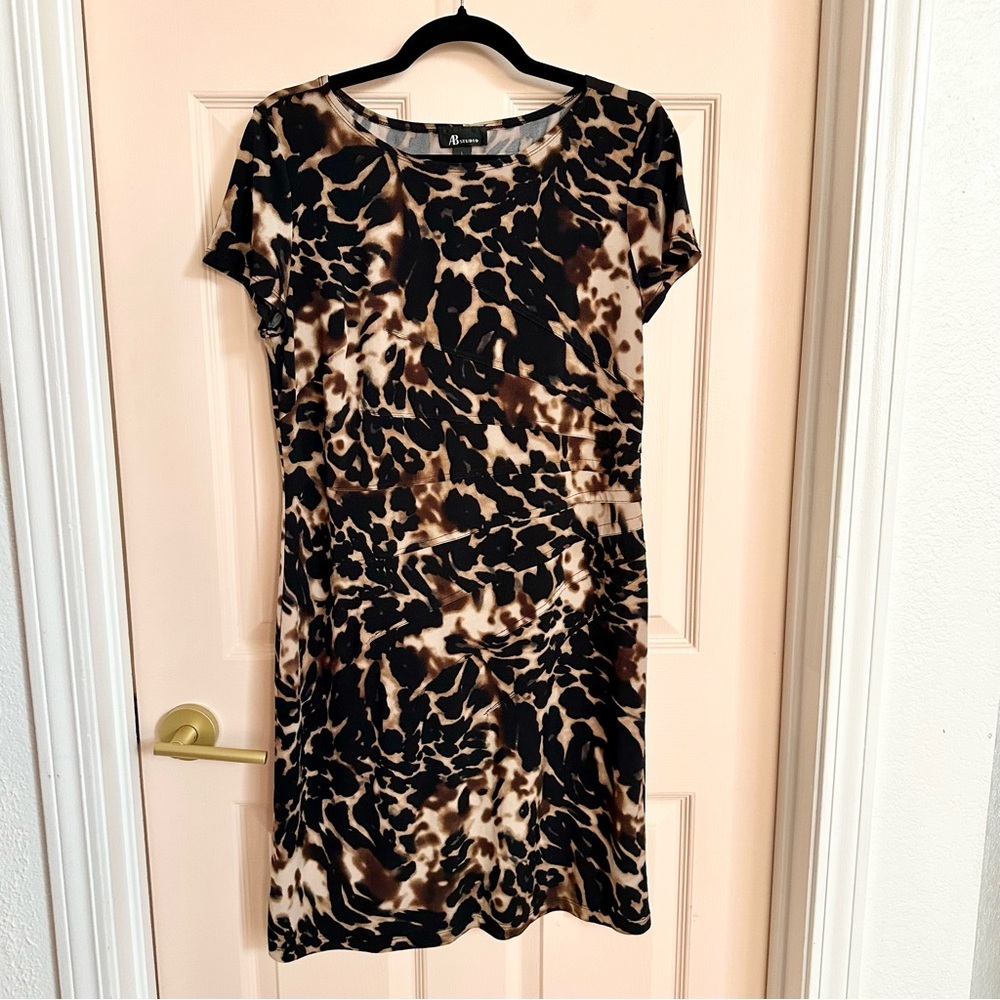 Leopard print AB studio dress